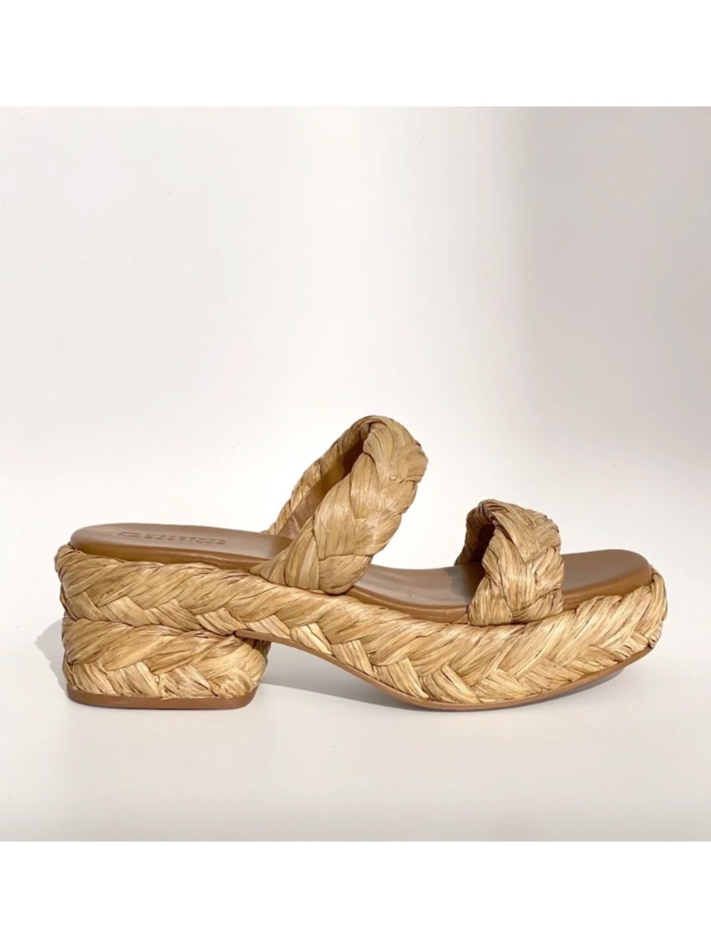 Mercedes Castillo - Aurelia Braided Raffia Sandal - Size 8.5